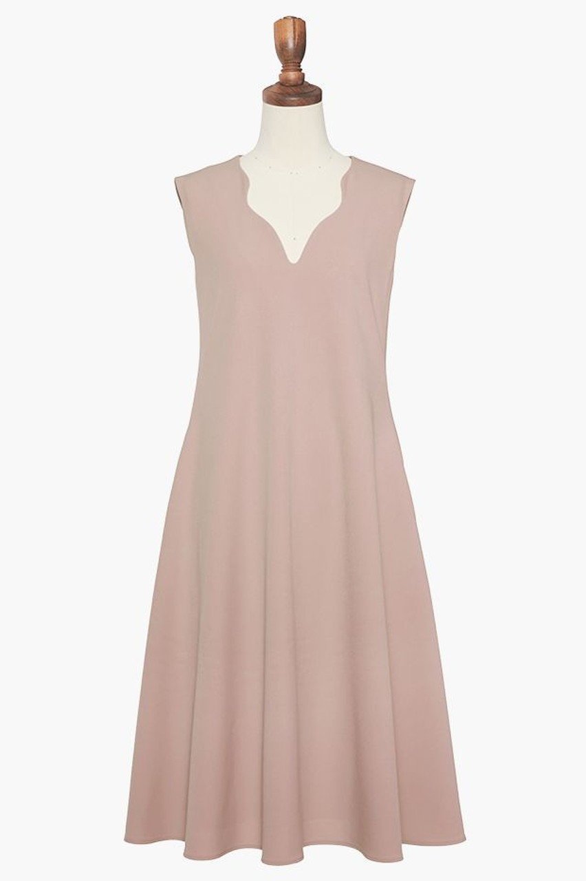 【デイジーリン/DAISY LIN】のDress “Noble Flare” インテリア・キッズ・メンズ・レディースファッション・服の通販 founy(ファウニー) 　ファッション　Fashion　レディースファッション　Fashion for Women　ワンピース　Dresses　フォーマル・パーティードレス・結婚式用ドレス　Elegant & Casual Dresses　チュニック　Tunic Tops & Dresses　ウォッシャブル　Machine Washable　シェイプ　Shape, Slim Fit　スカラップ　Scallop, Scalloped Edge　ストレッチ　Stretch, Stretchy Fabric　チュニック　Tunic, Long Top　バランス　Balance, Style Balance　フレア　Flare, Flared　アンティークローズ|ID: prp329100004894122 ipo3291000000036874237