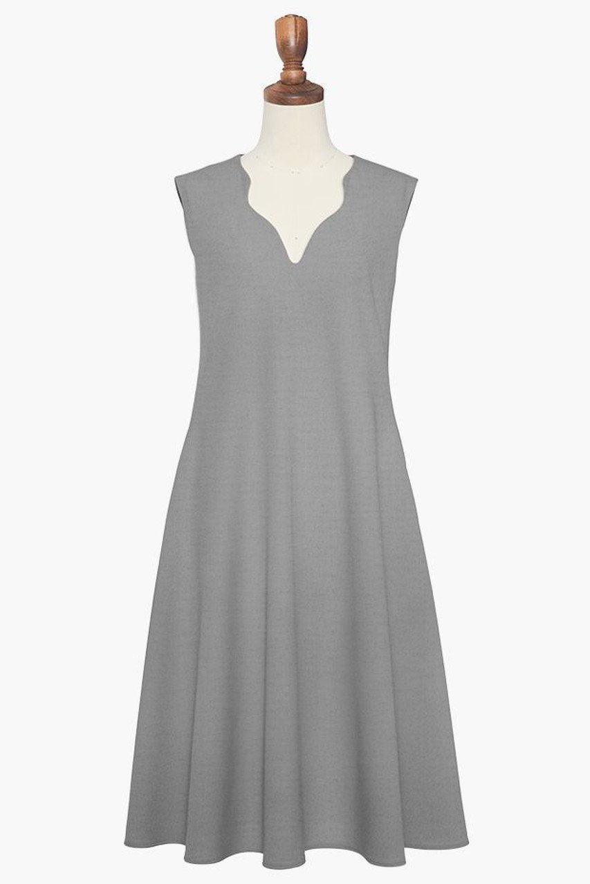 【デイジーリン/DAISY LIN】のDress “Noble Flare” インテリア・キッズ・メンズ・レディースファッション・服の通販 founy(ファウニー) 　ファッション　Fashion　レディースファッション　Fashion for Women　ワンピース　Dresses　フォーマル・パーティードレス・結婚式用ドレス　Elegant & Casual Dresses　チュニック　Tunic Tops & Dresses　ウォッシャブル　Machine Washable　シェイプ　Shape, Slim Fit　スカラップ　Scallop, Scalloped Edge　ストレッチ　Stretch, Stretchy Fabric　チュニック　Tunic, Long Top　バランス　Balance, Style Balance　フレア　Flare, Flared　ソフィーグレー|ID: prp329100004894122 ipo3291000000036874238