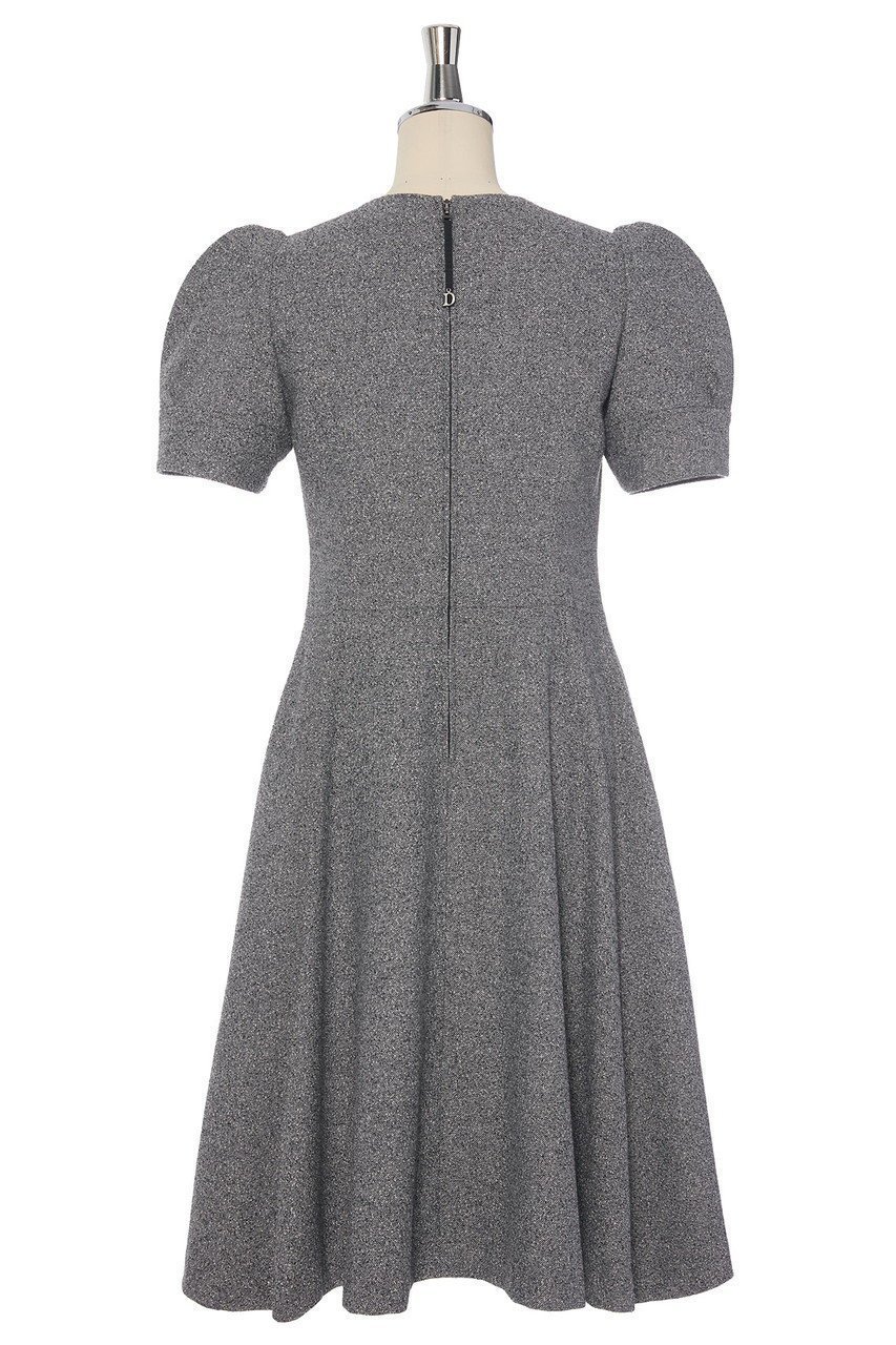 【デイジーリン/DAISY LIN】のClassic Tweed “Lady Flare Dress” 大人の最旬トレンドファッション＆コーディネート founy(ファウニー) 　ファッション　Fashion　レディースファッション　Fashion for Women　ワンピース　Dresses　フォーマル・パーティードレス・結婚式用ドレス　Elegant & Casual Dresses　チュニック　Tunic Tops & Dresses　ウォッシャブル　Machine Washable　エレガント 上品　Elegant　洗える　Machine Washable　クラシカル　Classical, Vintage-Inspired　クラシック　Classic, Timeless Style　ストレッチ　Stretch, Stretchy Fabric　チュニック　Tunic, Long Top　ツイード　Twill, Twill Weave　ネップ　Nepp, Slub Yarn　フィット　Fit, Slim Fit　フレア　Flare, Flared　other-2|ID: prp329100004894123 ipo3291000000036874246