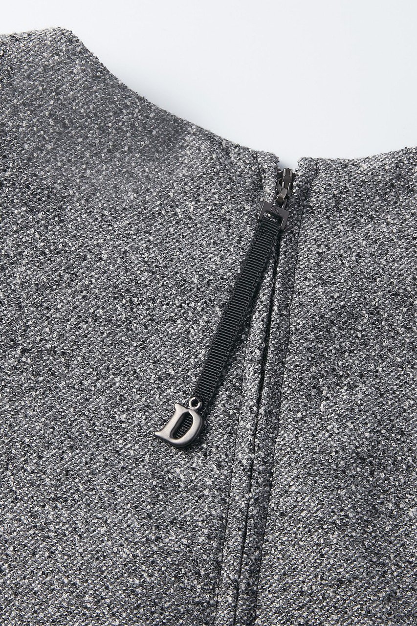 【デイジーリン/DAISY LIN】のClassic Tweed “Lady Flare Dress” 大人の最旬トレンドファッション＆コーディネート founy(ファウニー) 　ファッション　Fashion　レディースファッション　Fashion for Women　ワンピース　Dresses　フォーマル・パーティードレス・結婚式用ドレス　Elegant & Casual Dresses　チュニック　Tunic Tops & Dresses　ウォッシャブル　Machine Washable　エレガント 上品　Elegant　洗える　Machine Washable　クラシカル　Classical, Vintage-Inspired　クラシック　Classic, Timeless Style　ストレッチ　Stretch, Stretchy Fabric　チュニック　Tunic, Long Top　ツイード　Twill, Twill Weave　ネップ　Nepp, Slub Yarn　フィット　Fit, Slim Fit　フレア　Flare, Flared　other-3|ID: prp329100004894123 ipo3291000000036874247