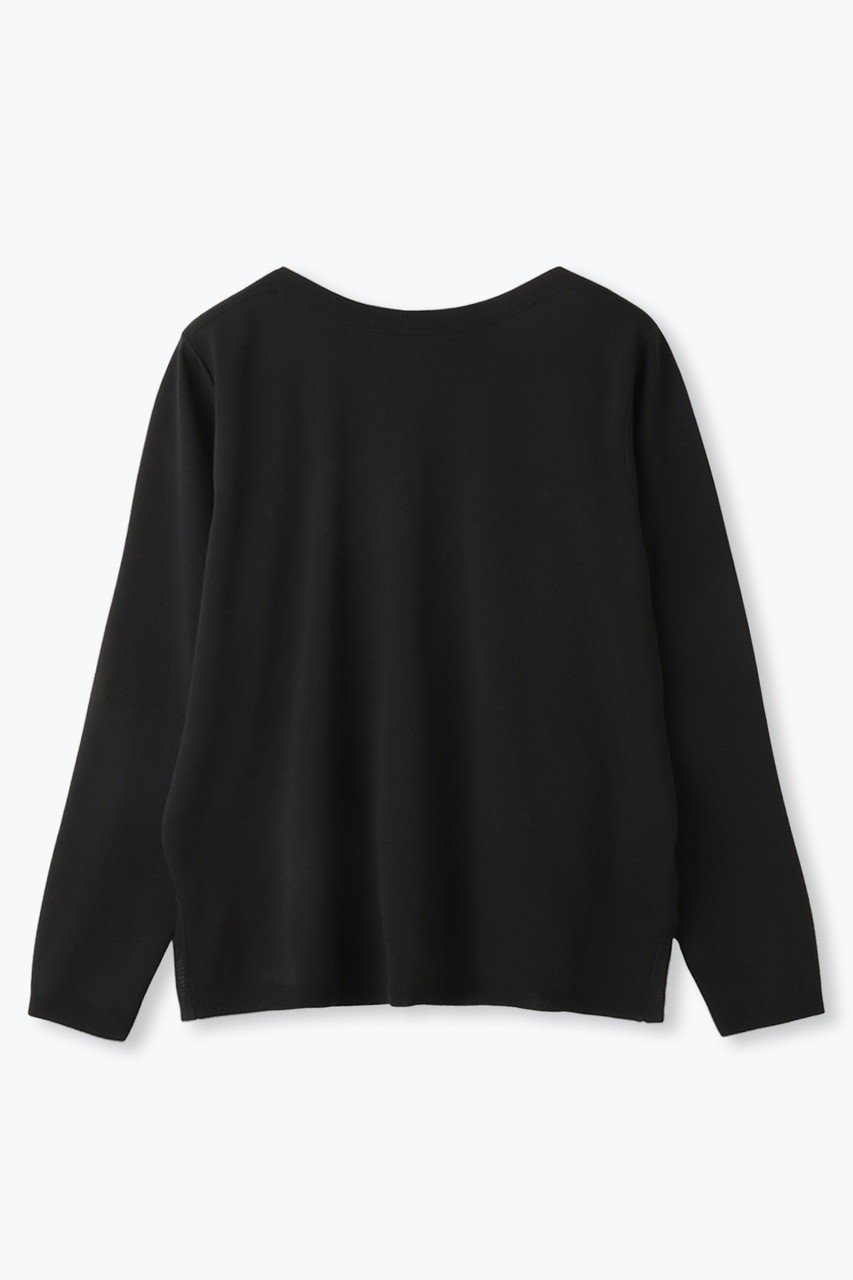 【レリル/lelill】のハイテク2WAYバスクニット 大人の最旬トレンドファッション＆コーディネート founy(ファウニー) 　ファッション　Fashion　レディースファッション　Fashion for Women　トップス・カットソー　Cut & Sew Tops　ニット　Knit Tops & Sweaters　カジュアルプルオーバー・ニットトップス　Pullovers & Knit Tops / Casual Pullovers　シンプル　Simple, Minimal　スリット　Slit, Slit Detail　バスク　Basque, Basque Style　春　Spring　other-2|ID: prp329100004894126 ipo3291000000036584223