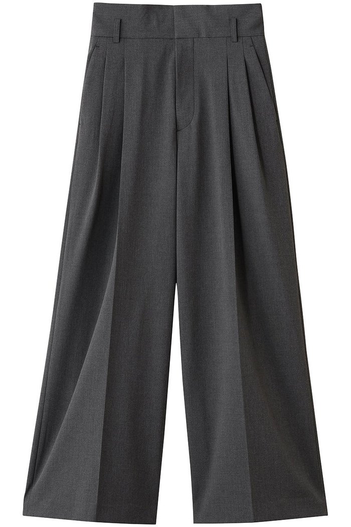【アンクレイヴ/uncrave】のTRツイル ワイドトラウザー インテリア・キッズ・メンズ・レディースファッション・服の通販 founy(ファウニー) https://founy.com/ ファッション Fashion レディースファッション Fashion for Women パンツ Pants & Trousers ジャケット Jacket, Outerwear ツイル Twist, Twisted Detail フロント Front, Front Design ベーシック Basic, Essential |ID: prp329100004894132 ipo3291000000036584266
