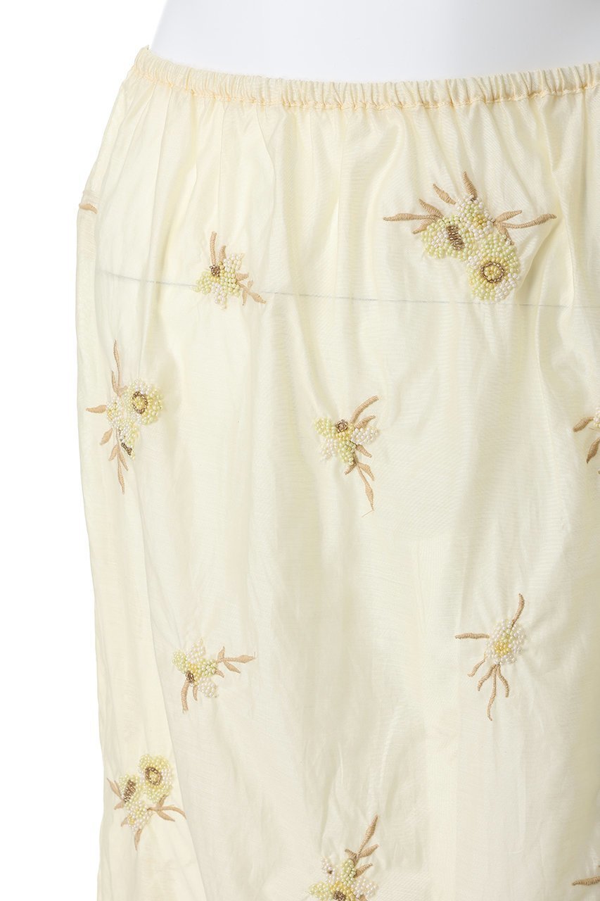 【カレンソロジー/Curensology】のフラワービーズスカート 人気、トレンドファッション・服の通販 founy(ファニー) 　ファッション　Fashion　レディースファッション　Fashion for Women　スカート　Skirts　ロングスカート　Long Skirts / Maxi & Midi Skirts　タイトスカート　Pencil Skirt, Tight Skirt　デニム　Denim, Jeans Material　フェミニン　Feminine, Girly　フラワー　Flower, Floral　モチーフ　Motif, Design Theme　ランダム　Random, Irregular　ロング　Long, Long-Length　other-5|ID: prp329100004894155 ipo3291000000036584459