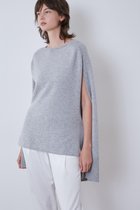 【ル フィル/LE PHIL】の《LE PHIL》カシミヤミドルゲージケープニット グレー|ID: prp329100004894157 ipo3291000000036584471
