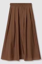 【アナイ/ANAYI】のナイロンコットンタフタタック スカート ブラウン|ID: prp329100004894165 ipo3291000000036874649