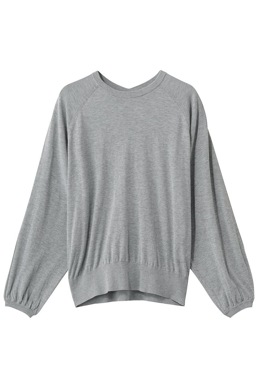 【アルアバイル/allureville】のコットンシルクリネンシアープルオーバー インテリア・キッズ・メンズ・レディースファッション・服の通販 founy(ファウニー) 　ファッション　Fashion　レディースファッション　Fashion for Women　トップス・カットソー　Cut & Sew Tops　ニット　Knit Tops & Sweaters　カジュアルプルオーバー・ニットトップス　Pullovers & Knit Tops / Casual Pullovers　シアー　Sheer, See-Through　スリーブ　Sleeve, Long Sleeve / Short Sleeve　トレンド　Trend, Trending Now　ライトグレー|ID: prp329100004894169 ipo3291000000036584562