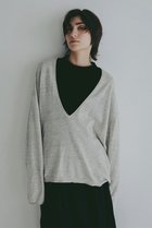 【エトレトウキョウ/ETRE TOKYO】のコットンリネンハイゲージネックニットプルオーバー ライトグレー|ID: prp329100004894176 ipo3291000000036584622