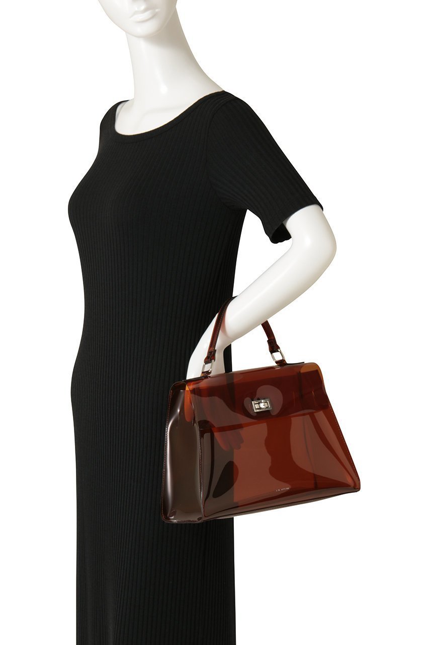 【ジェービーアタイア/J.B. ATTIRE】のLE ROCHER BAG 大人の最旬トレンドファッション＆コーディネート founy(ファウニー) 　ファッション　Fashion　レディースファッション　Fashion for Women　バッグ　Bags　チャーム　Charm, Pendant　トレンド　Trend, Trending Now　フラップ　Flap, Flap Pocket　エレガント 上品　Elegant　台形　A-Line, Trapezoid Shape　other-2|ID: prp329100004894202 ipo3291000000037240630
