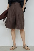 【ガリャルダガランテ/GALLARDAGALANTE】の【セットアップ対応】リネンハーフパンツ 人気、トレンドファッション・服の通販 founy(ファニー) ファッション Fashion レディースファッション Fashion for Women セットアップ Matching Sets レディースパンツ・ボトムス Pants & Trousers / Bottoms パンツ Pants & Trousers ショートパンツ・ハーフパンツ High-Waisted & Relaxed Shorts ショート Short, Short Length ジャケット Jacket, Outerwear セットアップ Set-Up, Coordinated Outfit ハーフ Half, Half-Length リネン Linen, Linen Fabric |ID:prp329100004894203