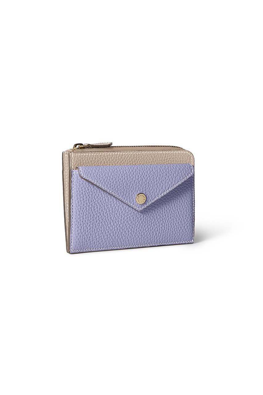 【ボナベンチュラ/BONAVENTURA】のエンベロープミニジップウォレット インテリア・キッズ・メンズ・レディースファッション・服の通販 founy(ファニー) 　ファッション　Fashion　レディースファッション　Fashion for Women　ミニ財布・二つ折り財布　Wallets & Card Cases　ウォレット　Wallet　コーティング　Coating, Coated Finish　ジップ　Zip, Zipper　スマート　Smart, Elegant　財布　Wallet, Purse　フロント　Front, Front Design　ポケット　Pocket, Pocket Detail　ユニセックス　Unisex, Genderless　エレガント 上品　Elegant　新作・新入荷　New Arrivals / New In　グレージュ×ウィステリアパープル|ID: prp329100004894208 ipo3291000000036584884
