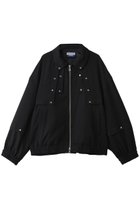 【メゾンスペシャル/MAISON SPECIAL】の【UNISEX】ヨークリベットブルゾン BLK(ブラック)|ID: prp329100004894209 ipo3291000000036875136