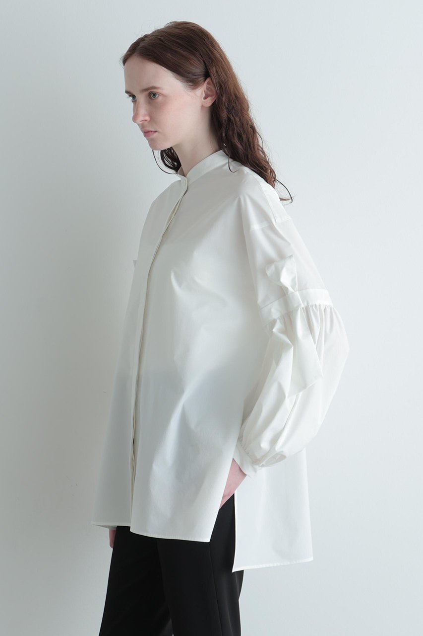 【ル フィル/LE PHIL】のSOLOTEXブロードリボンブラウス 人気、トレンドファッション・服の通販 founy(ファニー) 　ファッション　Fashion　レディースファッション　Fashion for Women　トップス・カットソー　Cut & Sew Tops　シャツ・ブラウス・オフィスカジュアル　Elegant Blouses & Button-Ups　クッション　Cushion, Throw Pillow　シンプル　Simple, Minimal　ストレッチ　Stretch, Stretchy Fabric　スリーブ　Sleeve, Long Sleeve / Short Sleeve　ドレープ　Drape, Draping Fabric　定番　Standard, Basic Item　バランス　Balance, Style Balance　ビッグ　Big, Oversized　フェミニン　Feminine, Girly　フォルム　Silhouette, Form　フロント　Front, Front Design　ミックス　Mix, Mixed Style　リボン　Ribbon, Bow　リラックス　Relax, Relaxed Fit　ロング　Long, Long-Length　再入荷　Restock / Back in Stock　other-5|ID: prp329100004894221 ipo3291000000036895761