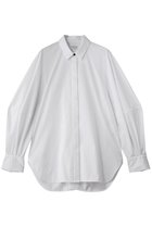 【エンフォルド/ENFOLD】のCIRCLE DORAPE SHIRT 人気、トレンドファッション・服の通販 founy(ファニー) ファッション Fashion レディースファッション Fashion for Women トップス・カットソー Cut & Sew Tops シャツ・ブラウス・オフィスカジュアル Elegant Blouses & Button-Ups スリーブ Sleeve, Long Sleeve / Short Sleeve バランス Balance, Style Balance フォルム Silhouette, Form フレア Flare, Flared ベスト Vest, Waistcoat ロング Long, Long-Length thumbnail ホワイト|ID: prp329100004894239 ipo3291000000036585138