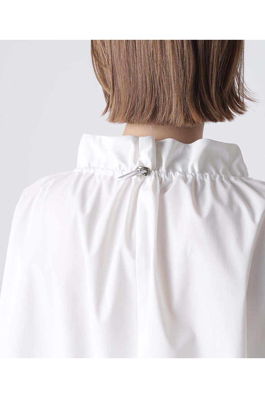 【ヒューエルミュージアム/hueLe Museum】の【hLM】タイプライターギャザーブラウス 人気、トレンドファッション・服の通販 founy(ファニー) ファッション Fashion レディースファッション Fashion for Women トップス・カットソー Cut & Sew Tops シャツ・ブラウス・オフィスカジュアル Elegant Blouses & Button-Ups ギャザー Gathered, Ruffled シンプル Simple, Minimal スタンド Stand Collar, Upright Stand スリット Slit, Slit Detail スリーブ Sleeve, Long Sleeve / Short Sleeve ドローストリング Drawstring, Pull Cord ロング Long, Long-Length エレガント 上品 Elegant other-7|ID: prp329100004894271 ipo3291000000036585397