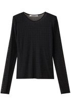 【プランク プロジェクト/PRANK PROJECT】のストーンメッシュスキントップ / Stone Mesh Skin Top 人気、トレンドファッション・服の通販 founy(ファニー) ファッション Fashion レディースファッション Fashion for Women トップス・カットソー Cut & Sew Tops シャツ・ブラウス・オフィスカジュアル Elegant Blouses & Button-Ups ストーン Stone, Gem-Like スリーブ Sleeve, Long Sleeve / Short Sleeve メッシュ Mesh, Net Fabric ロング Long, Long-Length thumbnail BLK(ブラック)|ID: prp329100004894293 ipo3291000000036585562