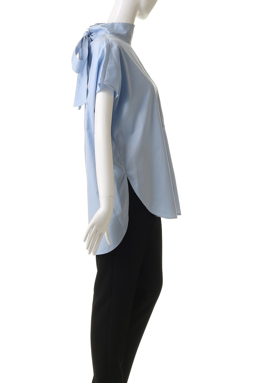 【アンクレイヴ/uncrave】のブロードクロス ボウタイブラウス 人気、トレンドファッション・服の通販 founy(ファニー) ファッション Fashion レディースファッション Fashion for Women トップス・カットソー Cut & Sew Tops シャツ・ブラウス・オフィスカジュアル Elegant Blouses & Button-Ups サテン Satin, Glossy Fabric スリーブ Sleeve, Long Sleeve / Short Sleeve ハイネック High Neck, Mock Neck フレンチ French, French Style ブロード Broadcloth, Fine Cotton リボン Ribbon, Bow ロング Long, Long-Length other-3|ID: prp329100004894296 ipo3291000000036585593