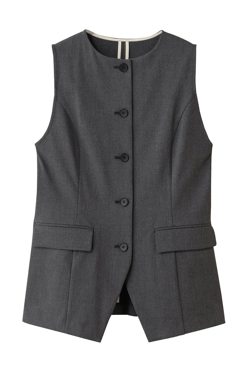 【アンクレイヴ/uncrave】のTRツイル ジレブラウス 人気、トレンドファッション・服の通販 founy(ファニー) 　ファッション　Fashion　レディースファッション　Fashion for Women　アウター　Coat / Outerwear Collection　トップス・カットソー　Cut & Sew Tops　キャミソール&ノースリーブ　Camisoles & Sleeveless Tops　シャツ・ブラウス・オフィスカジュアル　Elegant Blouses & Button-Ups　ベスト&ジレ / 重ね着スタイル　Vests & Gilets　ジャケット　Jacket, Outerwear　ツイル　Twist, Twisted Detail　ノースリーブ　Sleeveless, No-Sleeve　パイピング　Piping, Trim Design　フロント　Front, Front Design　 other-1|ID: prp329100004894301 ipo3291000000036585629