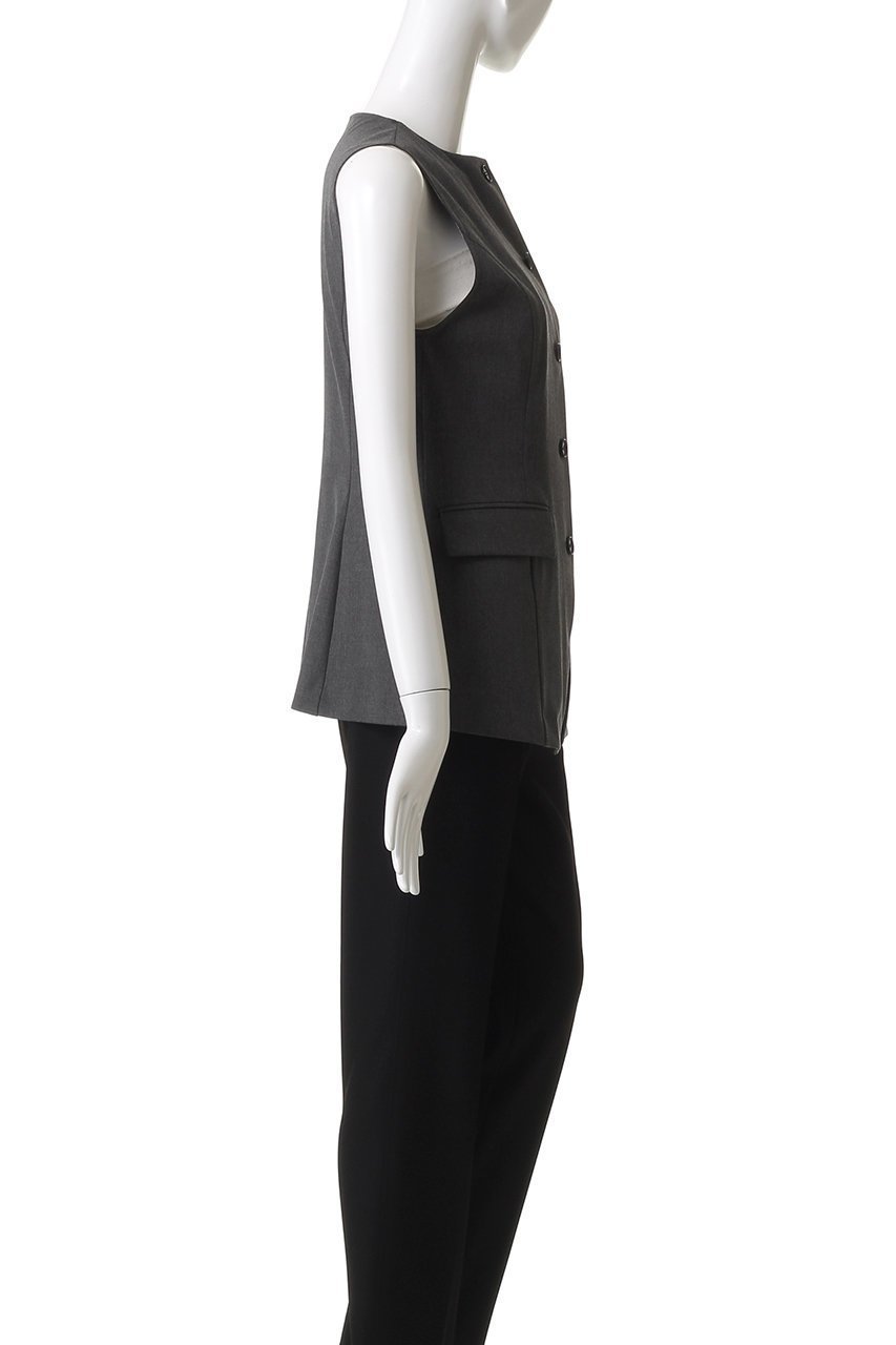 【アンクレイヴ/uncrave】のTRツイル ジレブラウス 人気、トレンドファッション・服の通販 founy(ファニー) 　ファッション　Fashion　レディースファッション　Fashion for Women　アウター　Coat / Outerwear Collection　トップス・カットソー　Cut & Sew Tops　キャミソール&ノースリーブ　Camisoles & Sleeveless Tops　シャツ・ブラウス・オフィスカジュアル　Elegant Blouses & Button-Ups　ベスト&ジレ / 重ね着スタイル　Vests & Gilets　ジャケット　Jacket, Outerwear　ツイル　Twist, Twisted Detail　ノースリーブ　Sleeveless, No-Sleeve　パイピング　Piping, Trim Design　フロント　Front, Front Design　other-3|ID: prp329100004894301 ipo3291000000036613614