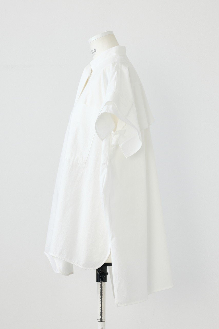 【エンフォルド/ENFOLD】のROLL-UP SLEEVES SHIRT/シャツ 人気、トレンドファッション・服の通販 founy(ファニー) 　ファッション　Fashion　レディースファッション　Fashion for Women　トップス・カットソー　Cut & Sew Tops　シャツ・ブラウス・オフィスカジュアル　Elegant Blouses & Button-Ups　サマー　Summer, Summer Style　ショート　Short, Short Length　スリット　Slit, Slit Detail　スリーブ　Sleeve, Long Sleeve / Short Sleeve　ヨーク　Yoke, Yoke Design　ワイド　Wide, Wide Fit　長袖　Long Sleeve, Full Sleeve　other-2|ID: prp329100004894331 ipo3291000000036585919