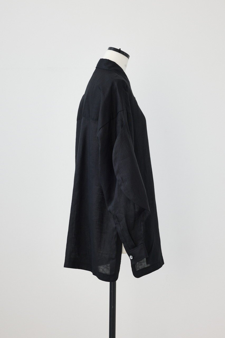 【ナゴンスタンス/nagonstans】のリネンポプリン ボリュームSleeve シャツ 人気、トレンドファッション・服の通販 founy(ファニー) 　ファッション　Fashion　レディースファッション　Fashion for Women　トップス・カットソー　Cut & Sew Tops　シャツ・ブラウス・オフィスカジュアル　Elegant Blouses & Button-Ups　アシンメトリー　Asymmetrical Style　スリーブ　Sleeve, Long Sleeve / Short Sleeve　リネン　Linen, Linen Fabric　ロング　Long, Long-Length　other-4|ID: prp329100004894342 ipo3291000000036586037