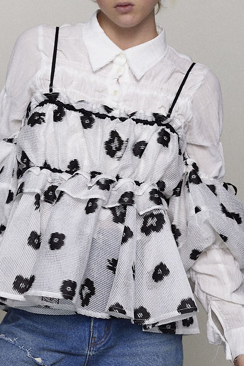 【メゾンスペシャル/MAISON SPECIAL】のSheer Fabric Floral Pattern Multiway Tops/シアーフラワーマルチウェイトップス 人気、トレンドファッション・服の通販 founy(ファニー) ファッション Fashion レディースファッション Fashion for Women トップス・カットソー Cut & Sew Tops シャツ・ブラウス・オフィスカジュアル Elegant Blouses & Button-Ups シアー Sheer, See-Through ショート Short, Short Length スリーブ Sleeve, Long Sleeve / Short Sleeve セットアップ Set-Up, Coordinated Outfit デニム Denim, Jeans Material リボン Ribbon, Bow おすすめ Recommended / Our Picks エレガント 上品 Elegant other-4|ID: prp329100004894364 ipo3291000000036586188