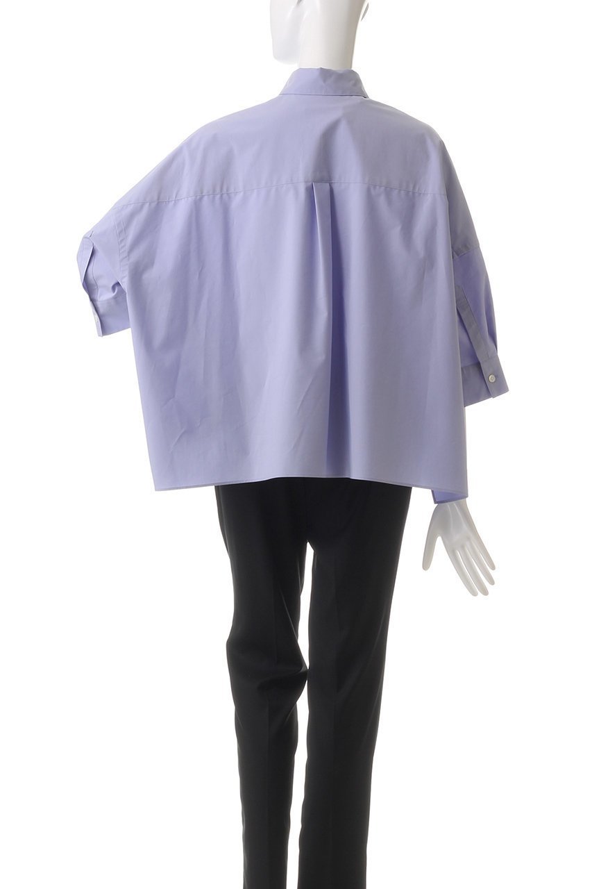 【マッキントッシュ/MACKINTOSH】のWHITELEY 7分袖シャツ 人気、トレンドファッション・服の通販 founy(ファニー) 　ファッション　Fashion　レディースファッション　Fashion for Women　トップス・カットソー　Cut & Sew Tops　シャツ・ブラウス・オフィスカジュアル　Elegant Blouses & Button-Ups　ショルダー　Shoulder, Shoulder Strap　ショート　Short, Short Length　スリーブ　Sleeve, Long Sleeve / Short Sleeve　センター　Center, Center Line　ドロップ　Drop Shoulder, Dropped Style　ファブリック　Fabric, Textile　フォルム　Silhouette, Form　ワイド　Wide, Wide Fit　エレガント 上品　Elegant　other-4|ID: prp329100004894380 ipo3291000000036586301