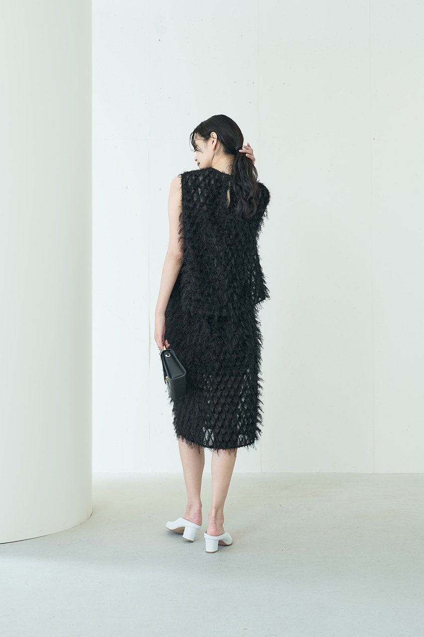 【ジェイドット/j.】のアーガイルジャガードトップス 人気、トレンドファッション・服の通販 founy(ファニー) 　ファッション　Fashion　レディースファッション　Fashion for Women　トップス・カットソー　Cut & Sew Tops　キャミソール&ノースリーブ　Camisoles & Sleeveless Tops　シャツ・ブラウス・オフィスカジュアル　Elegant Blouses & Button-Ups　ジャカード／ジャガード　Jacquard, Woven Pattern　テクスチャー　Texture, Textured Fabric　ノースリーブ　Sleeveless, No-Sleeve　リュクス　Luxury, Elegant, High-End, Chic　other-7|ID: prp329100004894397 ipo3291000000036586474