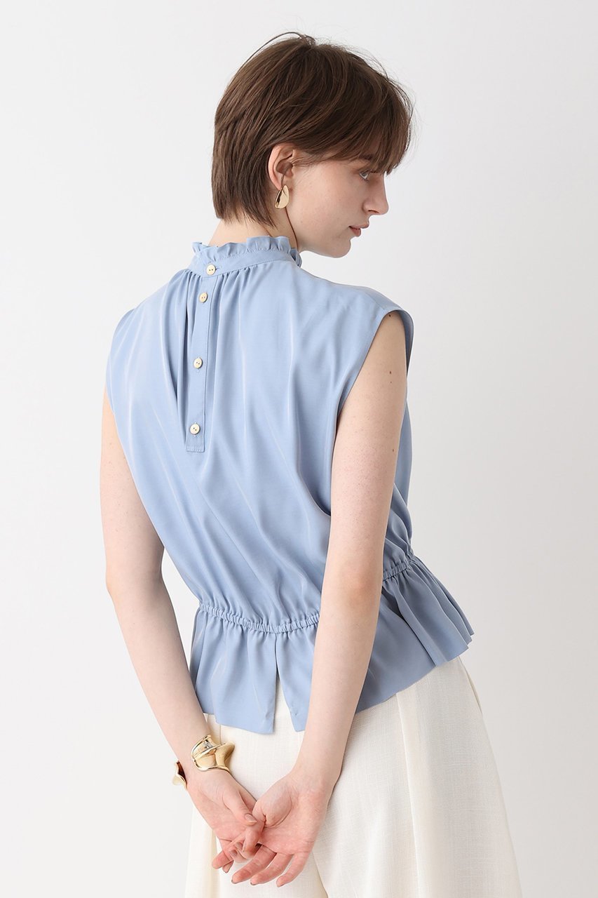 【アルアバイル/allureville】のペプラムヘムフレンチブラウス 人気、トレンドファッション・服の通販 founy(ファニー) ファッション Fashion レディースファッション Fashion for Women トップス・カットソー Cut & Sew Tops シャツ・ブラウス・オフィスカジュアル Elegant Blouses & Button-Ups キュプラ Cupro, Eco Fabric ショート Short, Short Length スリーブ Sleeve, Long Sleeve / Short Sleeve ペプラム Peplum, Flared Hem ヴィンテージ Vintage Style エレガント 上品 Elegant other-4|ID: prp329100004894416 ipo3291000000036586745