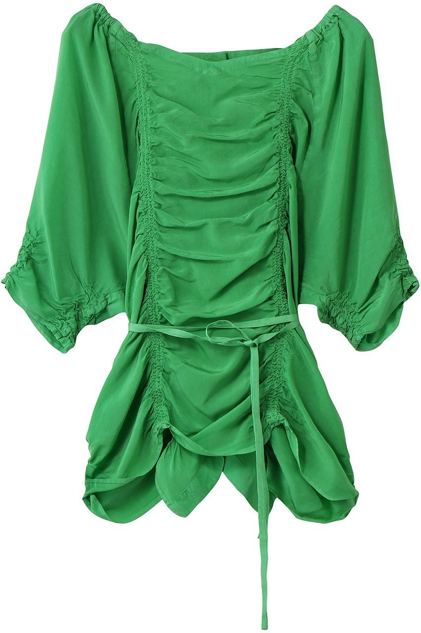 【マルティニーク/martinique】の【CURRENTAGE】ピースダイイングキュプラブラウス 人気、トレンドファッション・服の通販 founy(ファニー) ファッション Fashion レディースファッション Fashion for Women トップス・カットソー Cut & Sew Tops シャツ・ブラウス・オフィスカジュアル Elegant Blouses & Button-Ups エレガント 上品 Elegant キュプラ Cupro, Eco Fabric ギャザー Gathered, Ruffled ショート Short, Short Length シンプル Simple, Minimal スリーブ Sleeve, Long Sleeve / Short Sleeve フェミニン Feminine, Girly 夏 Summer 春 Spring S/S・春夏 SS, Spring/Summer, Warm Season other-1|ID: prp329100004894423 ipo3291000000036586794