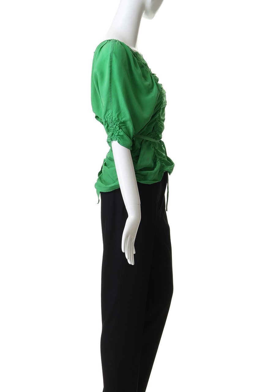 【マルティニーク/martinique】の【CURRENTAGE】ピースダイイングキュプラブラウス 人気、トレンドファッション・服の通販 founy(ファニー) ファッション Fashion レディースファッション Fashion for Women トップス・カットソー Cut & Sew Tops シャツ・ブラウス・オフィスカジュアル Elegant Blouses & Button-Ups エレガント 上品 Elegant キュプラ Cupro, Eco Fabric ギャザー Gathered, Ruffled ショート Short, Short Length シンプル Simple, Minimal スリーブ Sleeve, Long Sleeve / Short Sleeve フェミニン Feminine, Girly 夏 Summer 春 Spring S/S・春夏 SS, Spring/Summer, Warm Season other-3|ID: prp329100004894423 ipo3291000000036586798