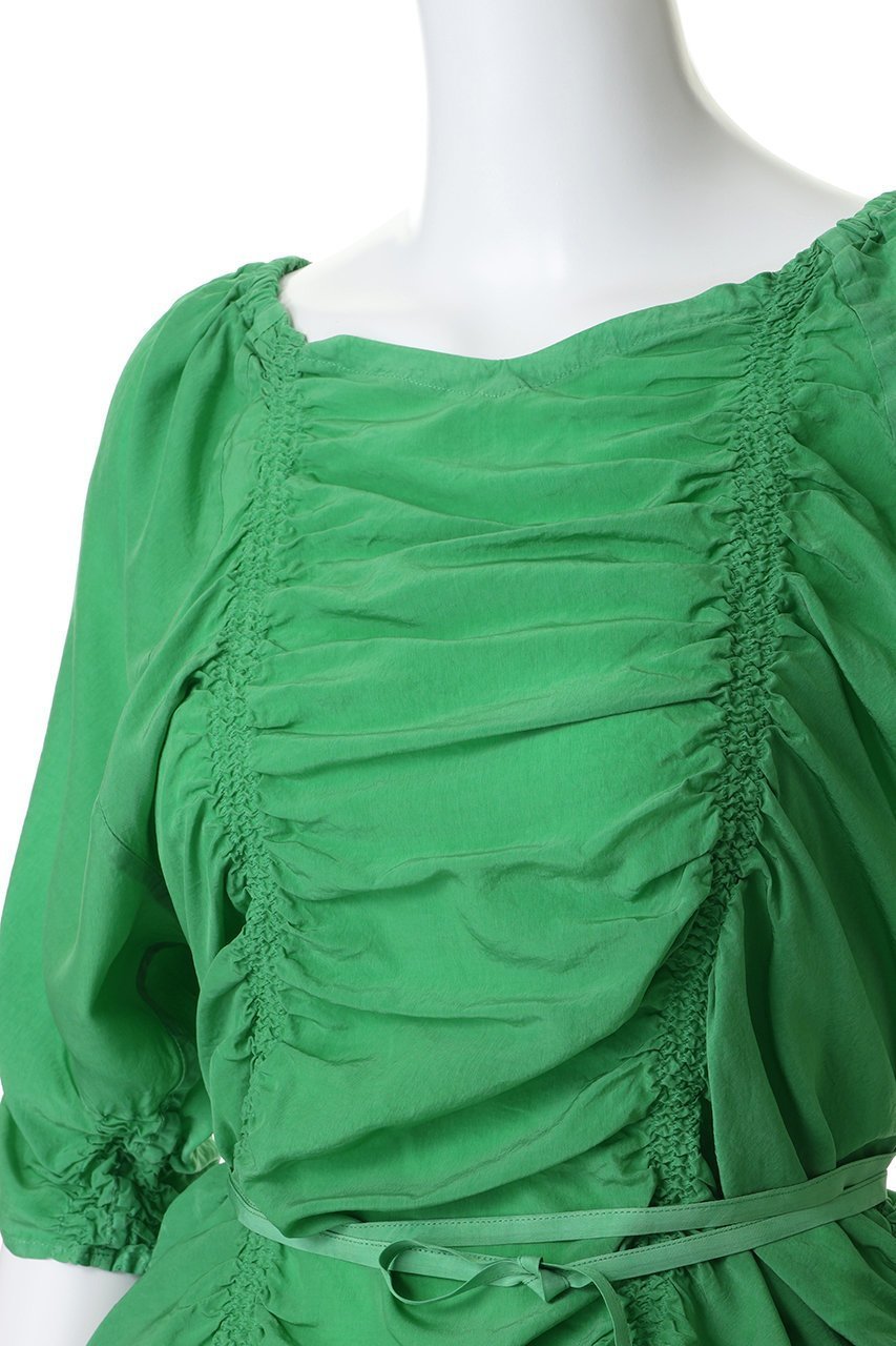 【マルティニーク/martinique】の【CURRENTAGE】ピースダイイングキュプラブラウス 人気、トレンドファッション・服の通販 founy(ファニー) ファッション Fashion レディースファッション Fashion for Women トップス・カットソー Cut & Sew Tops シャツ・ブラウス・オフィスカジュアル Elegant Blouses & Button-Ups エレガント 上品 Elegant キュプラ Cupro, Eco Fabric ギャザー Gathered, Ruffled ショート Short, Short Length シンプル Simple, Minimal スリーブ Sleeve, Long Sleeve / Short Sleeve フェミニン Feminine, Girly 夏 Summer 春 Spring S/S・春夏 SS, Spring/Summer, Warm Season other-5|ID: prp329100004894423 ipo3291000000036586800