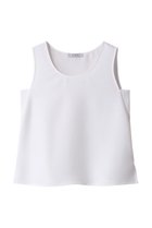 【アドーア/ADORE】のドライタッチWクロスブラウス 人気、トレンドファッション・服の通販 founy(ファニー) ファッション Fashion レディースファッション Fashion for Women トップス・カットソー Cut & Sew Tops キャミソール&ノースリーブ Camisoles & Sleeveless Tops シャツ・ブラウス・オフィスカジュアル Elegant Blouses & Button-Ups インナー Innerwear シンプル Simple, Minimal ジャケット Jacket, Outerwear ダブル Double, Double-Breasted ノースリーブ Sleeveless, No-Sleeve フレア Flare, Flared エレガント 上品 Elegant thumbnail ホワイト|ID: prp329100004894426 ipo3291000000036586824