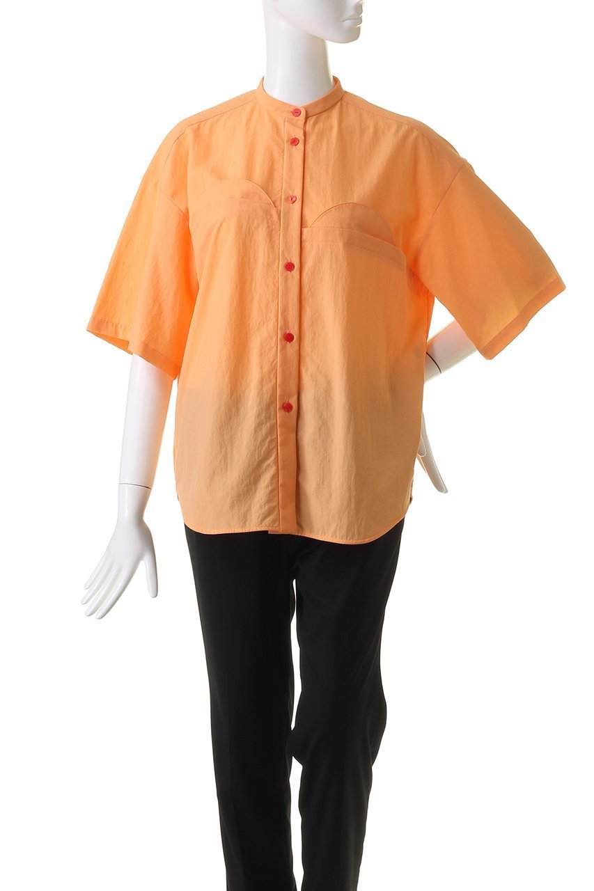 【ナゴンスタンス/nagonstans】のソフトシェルタフタ SH/シャツ 人気、トレンドファッション・服の通販 founy(ファニー) 　ファッション　Fashion　レディースファッション　Fashion for Women　トップス・カットソー　Cut & Sew Tops　シャツ・ブラウス・オフィスカジュアル　Elegant Blouses & Button-Ups　アウトドア　Outdoor Clothing　ショート　Short, Short Length　スリーブ　Sleeve, Long Sleeve / Short Sleeve　ボックス　Boxy, Box Shape　other-2|ID: prp329100004894437 ipo3291000000036586950