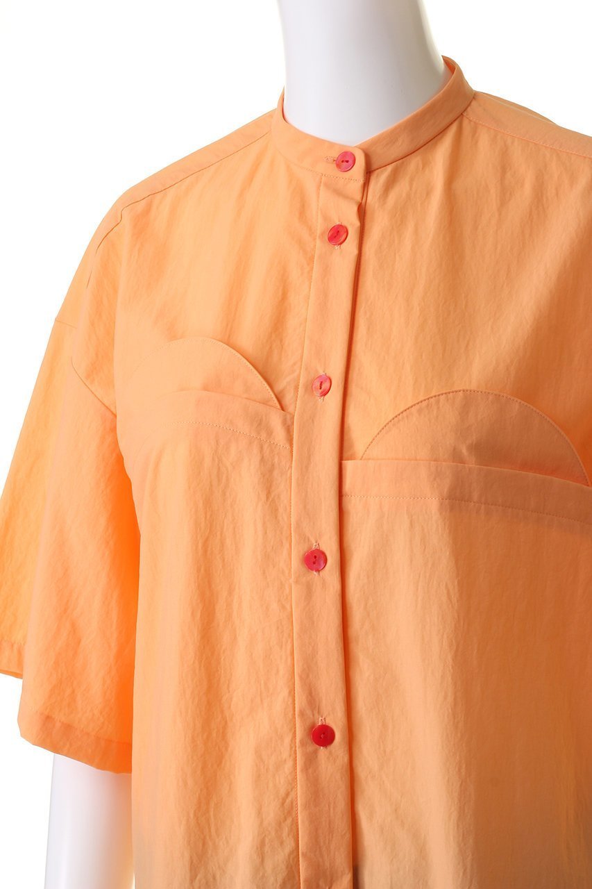 【ナゴンスタンス/nagonstans】のソフトシェルタフタ SH/シャツ 人気、トレンドファッション・服の通販 founy(ファニー) 　ファッション　Fashion　レディースファッション　Fashion for Women　トップス・カットソー　Cut & Sew Tops　シャツ・ブラウス・オフィスカジュアル　Elegant Blouses & Button-Ups　アウトドア　Outdoor Clothing　ショート　Short, Short Length　スリーブ　Sleeve, Long Sleeve / Short Sleeve　ボックス　Boxy, Box Shape　other-5|ID: prp329100004894437 ipo3291000000036586953