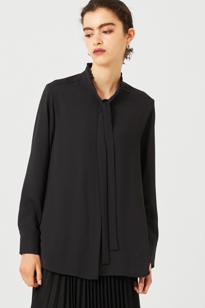 【ベイジ,/BEIGE,】のEVA(エバ)/ブラウス 人気、トレンドファッション・服の通販 founy(ファニー) 　ファッション　Fashion　レディースファッション　Fashion for Women　トップス・カットソー　Cut & Sew Tops　シャツ・ブラウス・オフィスカジュアル　Elegant Blouses & Button-Ups　とろみ　Fluid, Flowy Fabric　ジャケット　Jacket, Outerwear　ジョーゼット　Georgette, Semi-Sheer Fabric　ストレッチ　Stretch, Stretchy Fabric　スリーブ　Sleeve, Long Sleeve / Short Sleeve　フリル　Frill, Ruffle　ロング　Long, Long-Length　エレガント 上品　Elegant　other-8|ID: prp329100004894446 ipo3291000000036587141