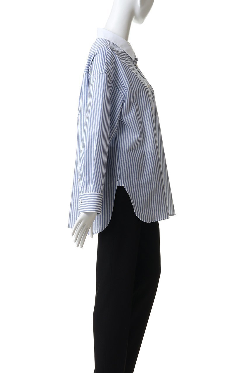 【エブール/ebure】のコットンリネンストライプ クレリックシャツ 人気、トレンドファッション・服の通販 founy(ファニー) ファッション Fashion レディースファッション Fashion for Women トップス・カットソー Cut & Sew Tops シャツ・ブラウス・オフィスカジュアル Elegant Blouses & Button-Ups イタリア Italy シンプル Simple, Minimal スリーブ Sleeve, Long Sleeve / Short Sleeve ボトム Bottoms, Lower Wear リネン Linen, Linen Fabric ロング Long, Long-Length other-3|ID: prp329100004894462 ipo3291000000036587382