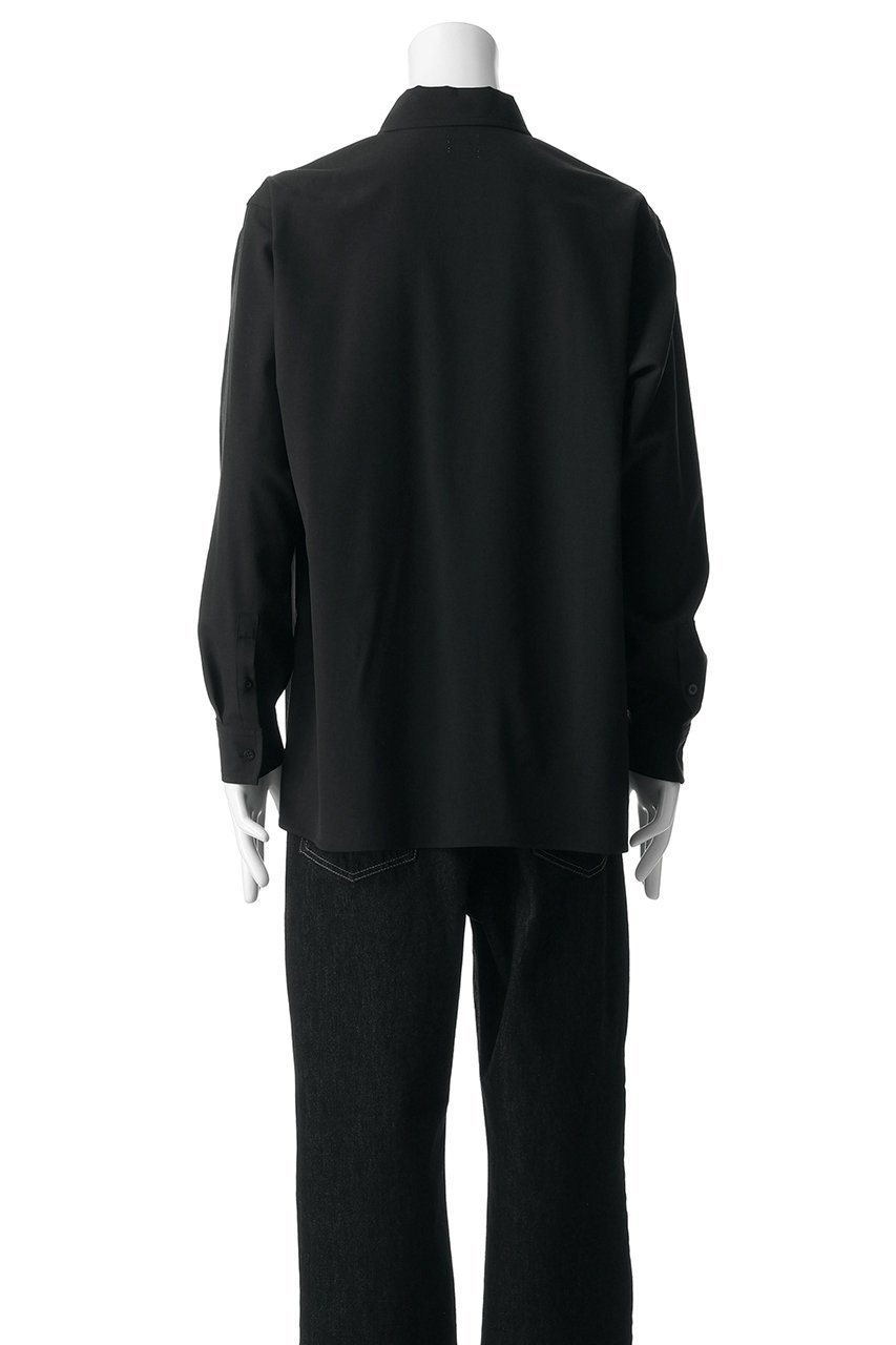 【ヨーク/YOKE】の【UNISEX】ウール ウォッシャー トロピカル ジップ シャツ 人気、トレンドファッション・服の通販 founy(ファニー) 　ファッション　Fashion　レディースファッション　Fashion for Women　トップス・カットソー　Cut & Sew Tops　シャツ・ブラウス・オフィスカジュアル　Elegant Blouses & Button-Ups　ユニセックス　Unisex, Genderless　なめらか　Smooth, Silky Texture　ジップ　Zip, Zipper　スキッパー　Skipper, Open Collar　スリーブ　Sleeve, Long Sleeve / Short Sleeve　フロント　Front, Front Design　モダン　Modern, Contemporary　ロング　Long, Long-Length　other-4|ID: prp329100004894468 ipo3291000000036587450