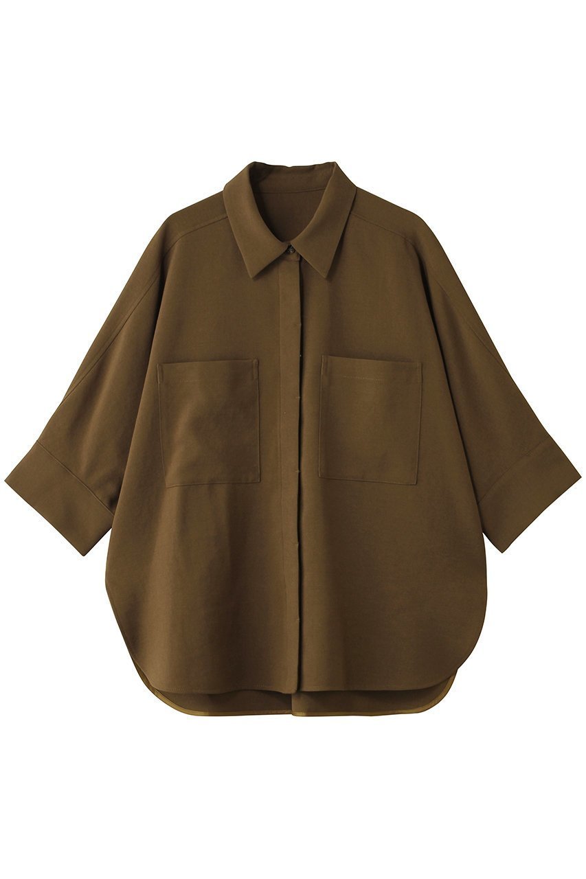 【アンクレイヴ/uncrave】のウォッシャブルドライサップ ドルマンシャツ インテリア・キッズ・メンズ・レディースファッション・服の通販 founy(ファニー) 　ファッション　Fashion　レディースファッション　Fashion for Women　トップス・カットソー　Cut & Sew Tops　シャツ・ブラウス・オフィスカジュアル　Elegant Blouses & Button-Ups　2025年　2025　2025-2026秋冬・A/W　Autumn/Winter 2025–26 AW25–26　ショート　Short, Short Length　スリーブ　Sleeve, Long Sleeve / Short Sleeve　夏　Summer　キャメル|ID: prp329100004894469 ipo3291000000036587457