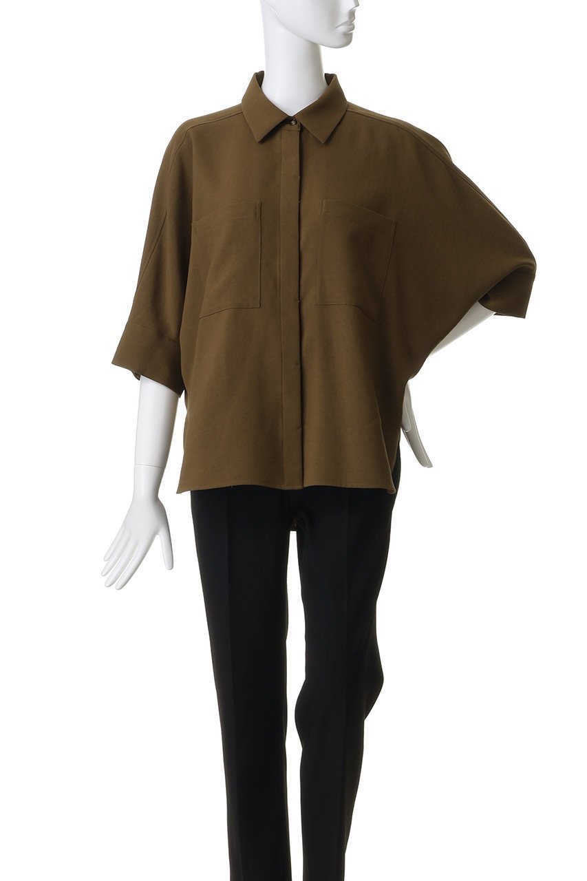 【アンクレイヴ/uncrave】のウォッシャブルドライサップ ドルマンシャツ 人気、トレンドファッション・服の通販 founy(ファニー) 　ファッション　Fashion　レディースファッション　Fashion for Women　トップス・カットソー　Cut & Sew Tops　シャツ・ブラウス・オフィスカジュアル　Elegant Blouses & Button-Ups　2025年　2025　2025-2026秋冬・A/W　Autumn/Winter 2025–26 AW25–26　ショート　Short, Short Length　スリーブ　Sleeve, Long Sleeve / Short Sleeve　夏　Summer　other-2|ID: prp329100004894469 ipo3291000000036587461