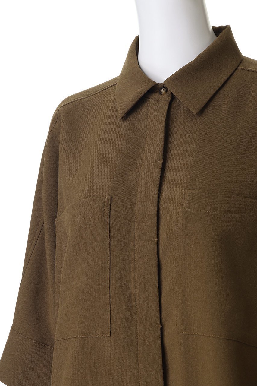 【アンクレイヴ/uncrave】のウォッシャブルドライサップ ドルマンシャツ 人気、トレンドファッション・服の通販 founy(ファニー) 　ファッション　Fashion　レディースファッション　Fashion for Women　トップス・カットソー　Cut & Sew Tops　シャツ・ブラウス・オフィスカジュアル　Elegant Blouses & Button-Ups　2025年　2025　2025-2026秋冬・A/W　Autumn/Winter 2025–26 AW25–26　ショート　Short, Short Length　スリーブ　Sleeve, Long Sleeve / Short Sleeve　夏　Summer　other-5|ID: prp329100004894469 ipo3291000000036587464