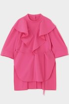 【ル フィル/LE PHIL】のSOLOTEXブロードラッフルブラウス 人気、トレンドファッション・服の通販 founy(ファニー) ファッション Fashion レディースファッション Fashion for Women トップス・カットソー Cut & Sew Tops シャツ・ブラウス・オフィスカジュアル Elegant Blouses & Button-Ups ショート Short, Short Length スリーブ Sleeve, Long Sleeve / Short Sleeve ビッグ Big, Oversized ブロード Broadcloth, Fine Cotton ラッフル Ruffle, Frill ビジネス 仕事 通勤 Business / Work / Commuting thumbnail ピンク|ID: prp329100004894471 ipo3291000000036587479