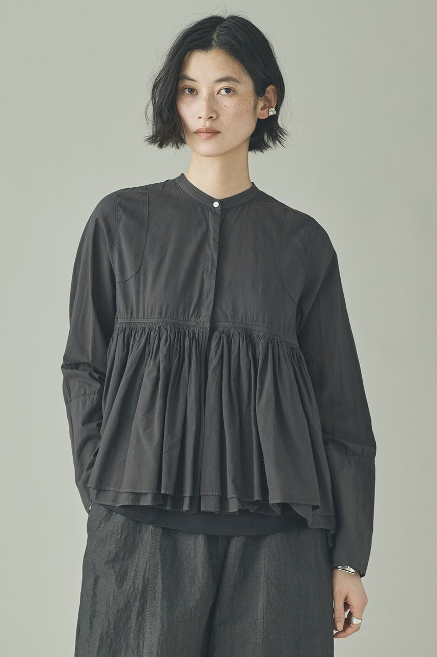 【カレンソロジー/Curensology】のレイヤードギャザーブラウス 人気、トレンドファッション・服の通販 founy(ファニー) ファッション Fashion レディースファッション Fashion for Women トップス・カットソー Cut & Sew Tops シャツ・ブラウス・オフィスカジュアル Elegant Blouses & Button-Ups ギャザー Gathered, Ruffled シンプル Simple, Minimal スリーブ Sleeve, Long Sleeve / Short Sleeve デニム Denim, Jeans Material バランス Balance, Style Balance ロング Long, Long-Length 夏 Summer other-2|ID: prp329100004894473 ipo3291000000036587493