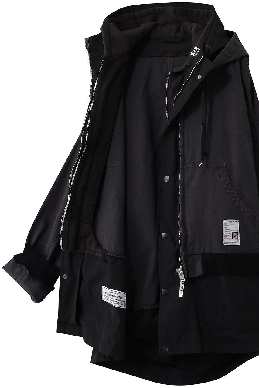 【メゾン ミハラヤスヒロ/Maison MIHARA YASUHIRO / MEN】の【MEN】【Maison MIHARA YASUHIRO】TRIPLE LAYERED コート 人気、トレンドファッション・服の通販 founy(ファニー) 　ファッション　Fashion　メンズファッション　Fashion for Men　ジップ　Zip, Zipper　バランス　Balance, Style Balance　ブルゾン　Blouson, Bomber Jacket　ボトム　Bottoms, Lower Wear　ロング　Long, Long-Length　other-7|ID: prp329100004894482 ipo3291000000036587576
