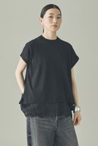 【カレンソロジー/Curensology】のレイヤードレースニットプルオーバー ブラック|ID: prp329100004894521 ipo3291000000036879195