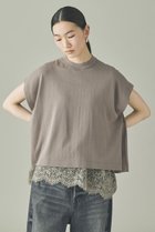 【カレンソロジー/Curensology】のレイヤードレースニットプルオーバー グレー|ID: prp329100004894521 ipo3291000000036879196