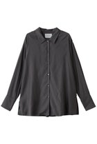 【ミディウミソリッド/MIDIUMISOLID】のリラックスキュプラシャツ 人気、トレンドファッション・服の通販 founy(ファニー) ファッション Fashion レディースファッション Fashion for Women トップス・カットソー Cut & Sew Tops シャツ・ブラウス・オフィスカジュアル Elegant Blouses & Button-Ups とろみ Fluid, Flowy Fabric なめらか Smooth, Silky Texture カフス Cuff Design キュプラ Cupro, Eco Fabric シンプル Simple, Minimal スリーブ Sleeve, Long Sleeve / Short Sleeve ロング Long, Long-Length thumbnail c.gray|ID: prp329100004894536 ipo3291000000036588067