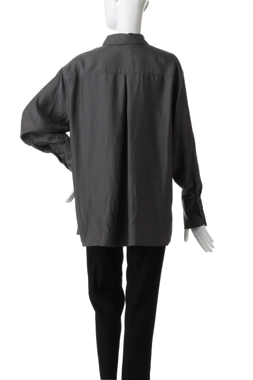 【ミディウミソリッド/MIDIUMISOLID】のリラックスキュプラシャツ 人気、トレンドファッション・服の通販 founy(ファニー) ファッション Fashion レディースファッション Fashion for Women トップス・カットソー Cut & Sew Tops シャツ・ブラウス・オフィスカジュアル Elegant Blouses & Button-Ups とろみ Fluid, Flowy Fabric なめらか Smooth, Silky Texture カフス Cuff Design キュプラ Cupro, Eco Fabric シンプル Simple, Minimal スリーブ Sleeve, Long Sleeve / Short Sleeve ロング Long, Long-Length other-4|ID: prp329100004894536 ipo3291000000036613755