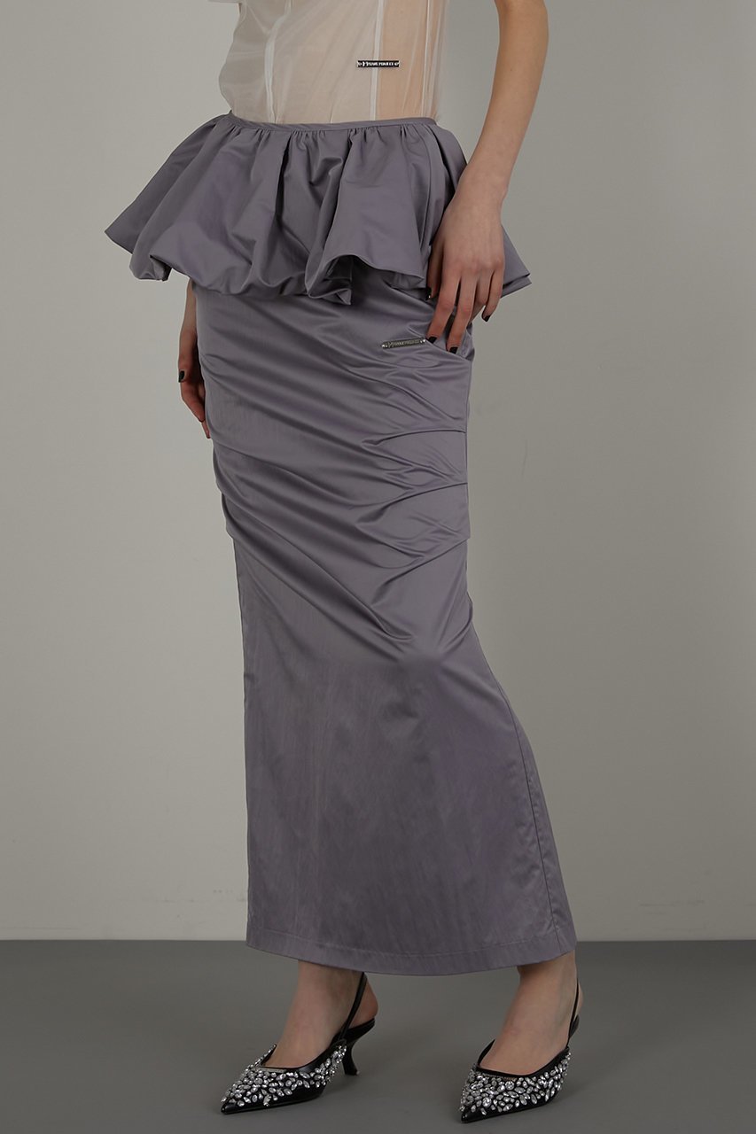 【プランク プロジェクト/PRANK PROJECT】のペプラムマキシスカート / Peplum Maxi Skirt 人気、トレンドファッション・服の通販 founy(ファニー) 　ファッション　Fashion　レディースファッション　Fashion for Women　スカート　Skirts　ロングスカート　Long Skirts / Maxi & Midi Skirts　おすすめ　Recommended / Our Picks　フォルム　Silhouette, Form　マキシ　Maxi, Full Length　ロング　Long, Long-Length　エレガント 上品　Elegant　夏　Summer　other-4|ID: prp329100004894546 ipo3291000000036588169