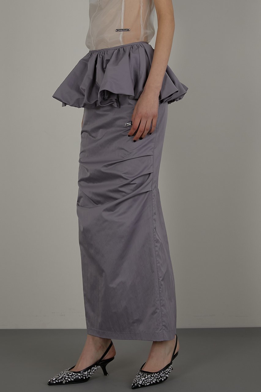 【プランク プロジェクト/PRANK PROJECT】のペプラムマキシスカート / Peplum Maxi Skirt 人気、トレンドファッション・服の通販 founy(ファニー) 　ファッション　Fashion　レディースファッション　Fashion for Women　スカート　Skirts　ロングスカート　Long Skirts / Maxi & Midi Skirts　おすすめ　Recommended / Our Picks　フォルム　Silhouette, Form　マキシ　Maxi, Full Length　ロング　Long, Long-Length　エレガント 上品　Elegant　夏　Summer　other-7|ID: prp329100004894546 ipo3291000000036588172