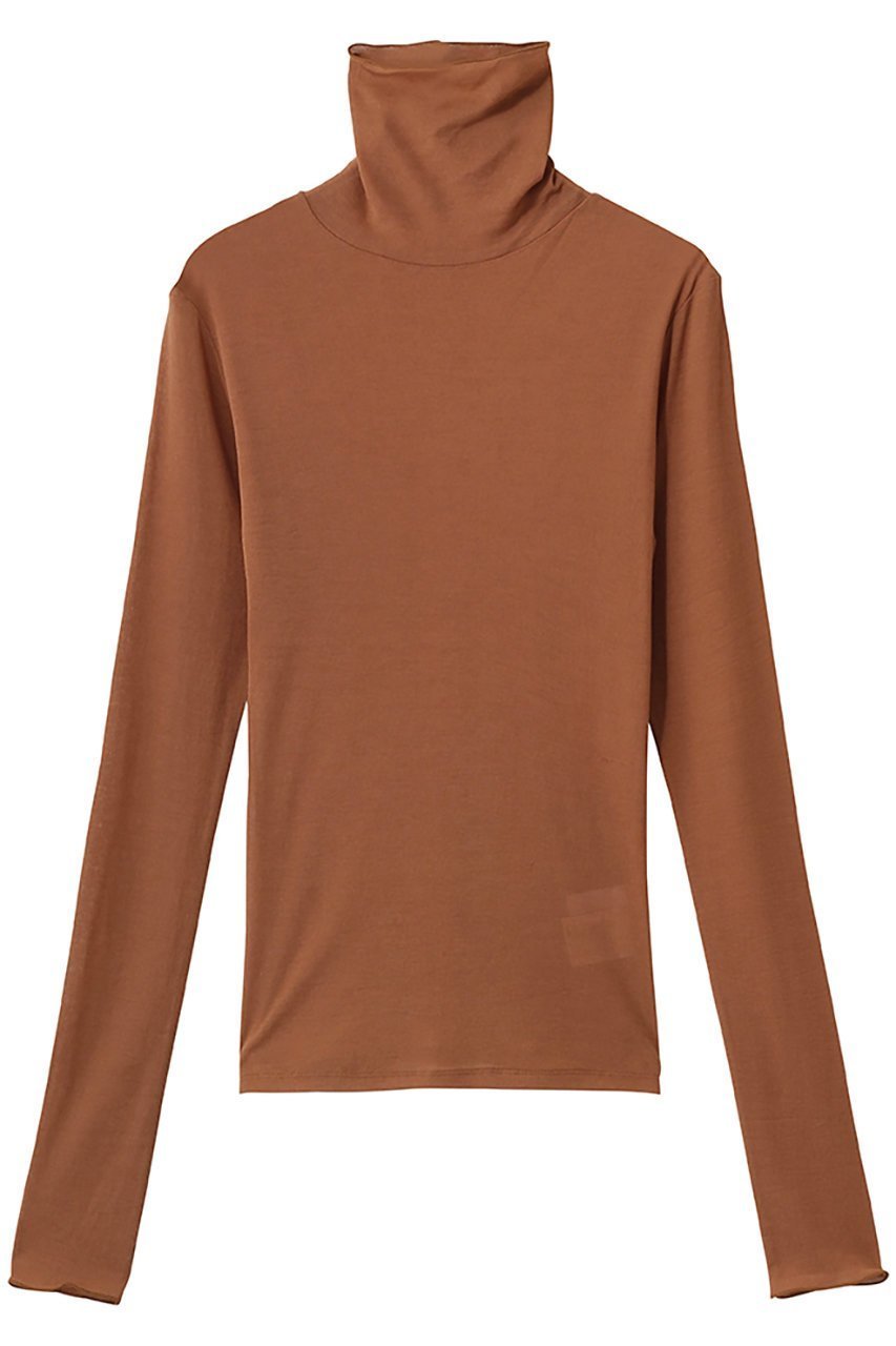 【スタニングルアー/STUNNING LURE】のインナーカラータートル インテリア・キッズ・メンズ・レディースファッション・服の通販 founy(ファニー) 　ファッション　Fashion　レディースファッション　Fashion for Women　トップス・カットソー　Cut & Sew Tops　シャツ・ブラウス・オフィスカジュアル　Elegant Blouses & Button-Ups　ロングTシャツ・Tシャツ　Longline T-Shirts & Tees　カットソー・ベーシックTシャツ　Cut-and-Sewn Tops / Stretch Tees & Basics　おすすめ　Recommended / Our Picks　インナー　Innerwear　キャミソール　Camisole, Spaghetti Strap Top　シアー　Sheer, See-Through　スウェット / スエット　Sweatshirt, Sweatwear　スリーブ　Sleeve, Long Sleeve / Short Sleeve　タートル　Turtleneck, Turtle Collar　トレンド　Trend, Trending Now　ロング　Long, Long-Length　ブラウン|ID: prp329100004894549 ipo3291000000036588217